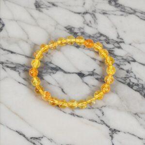 Citrine sunhela crystal bracelet