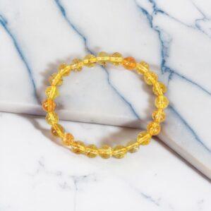 Citrine sunhela crystal bracelet