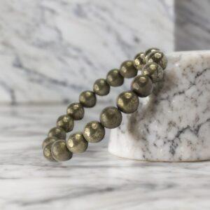 Pyrite bracelet original; good quality bracelet