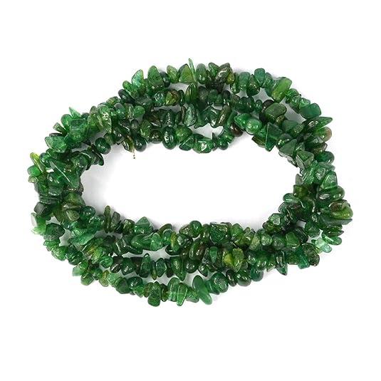 green aventurine chip mala authentic aventurine