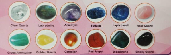 12 chakra crystal stones purchase at spirital.in