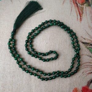 natural Green aventurine mala 108 beads