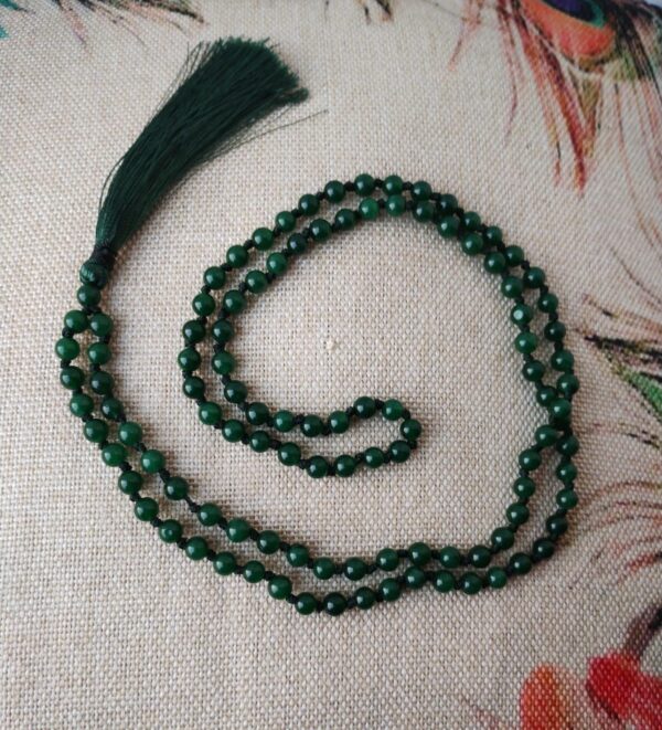 natural Green aventurine mala 108 beads