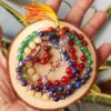 7 chakra round bead mala