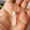 Rose quartz pendant nautral original rose quartz