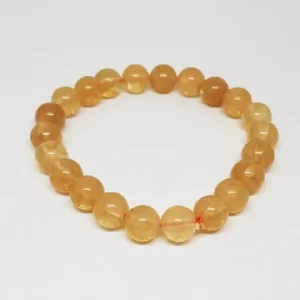 Golden quartz crystal bracelet