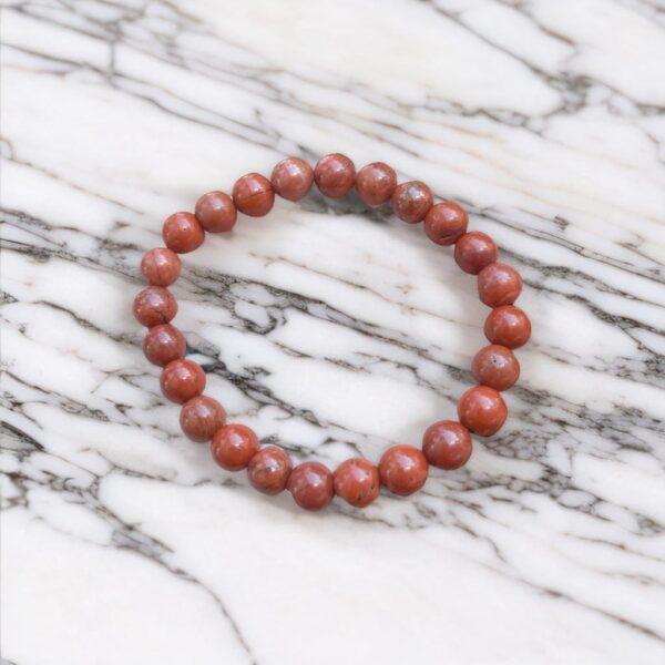 Red jasper crystal bracelet