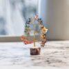 7 chakra crystal reiki tree