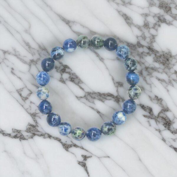 sodalite stone crystal bracelet