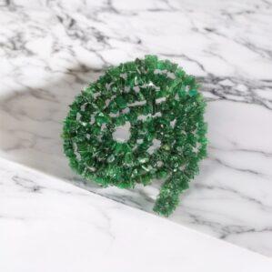 green aventurine crystal chips bracelet