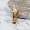 Tiger eye crystal pencil pendant