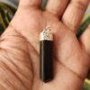 black tourmaline crystal pencil pendant kali nazar