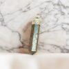 hematite crystal reiki pencil pendant