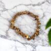 Tiger eye crystal chip bracelet