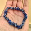 original lapis lazuli stretchable chip bracelet
