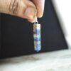 Original Lapis lazuli crystal pencil pendant